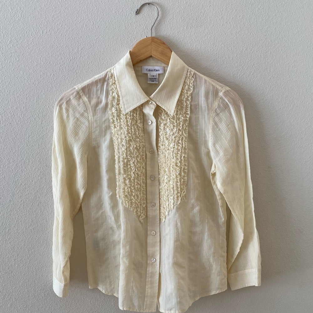 Calvin Klein dress shirt, size 4